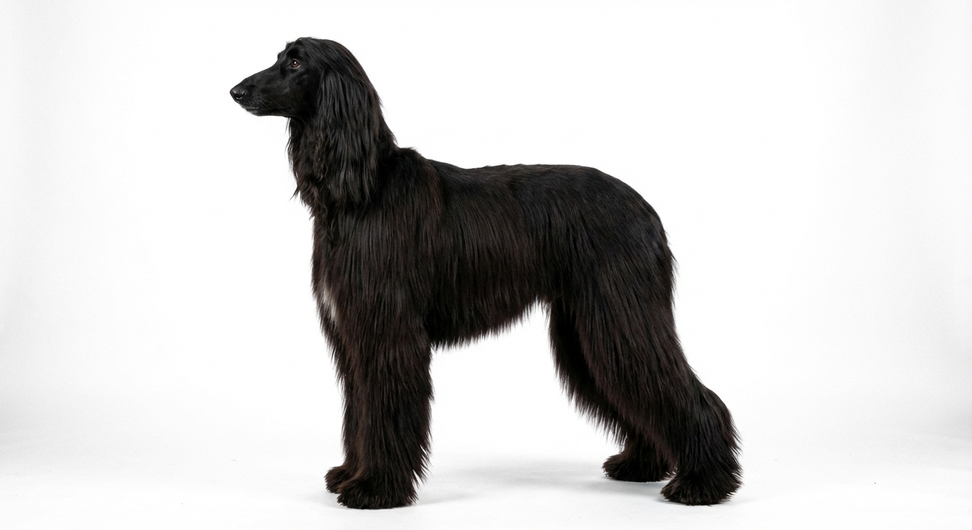 阿富汗獵犬 黑色