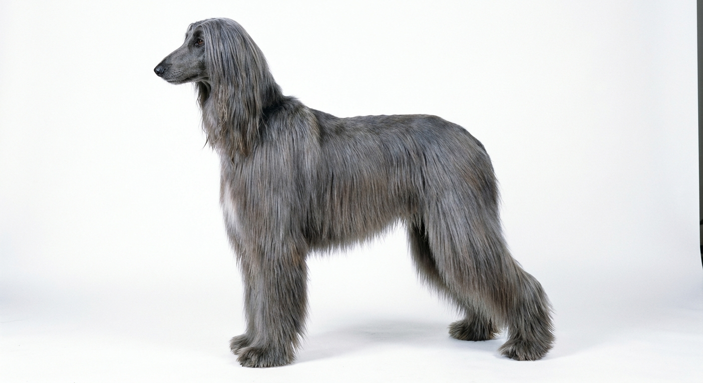 阿富汗獵犬 藍色