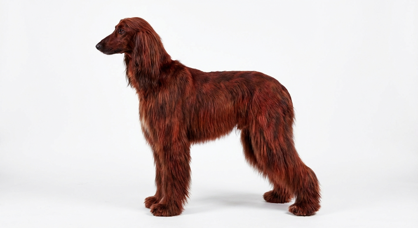 阿富汗獵犬 紅色