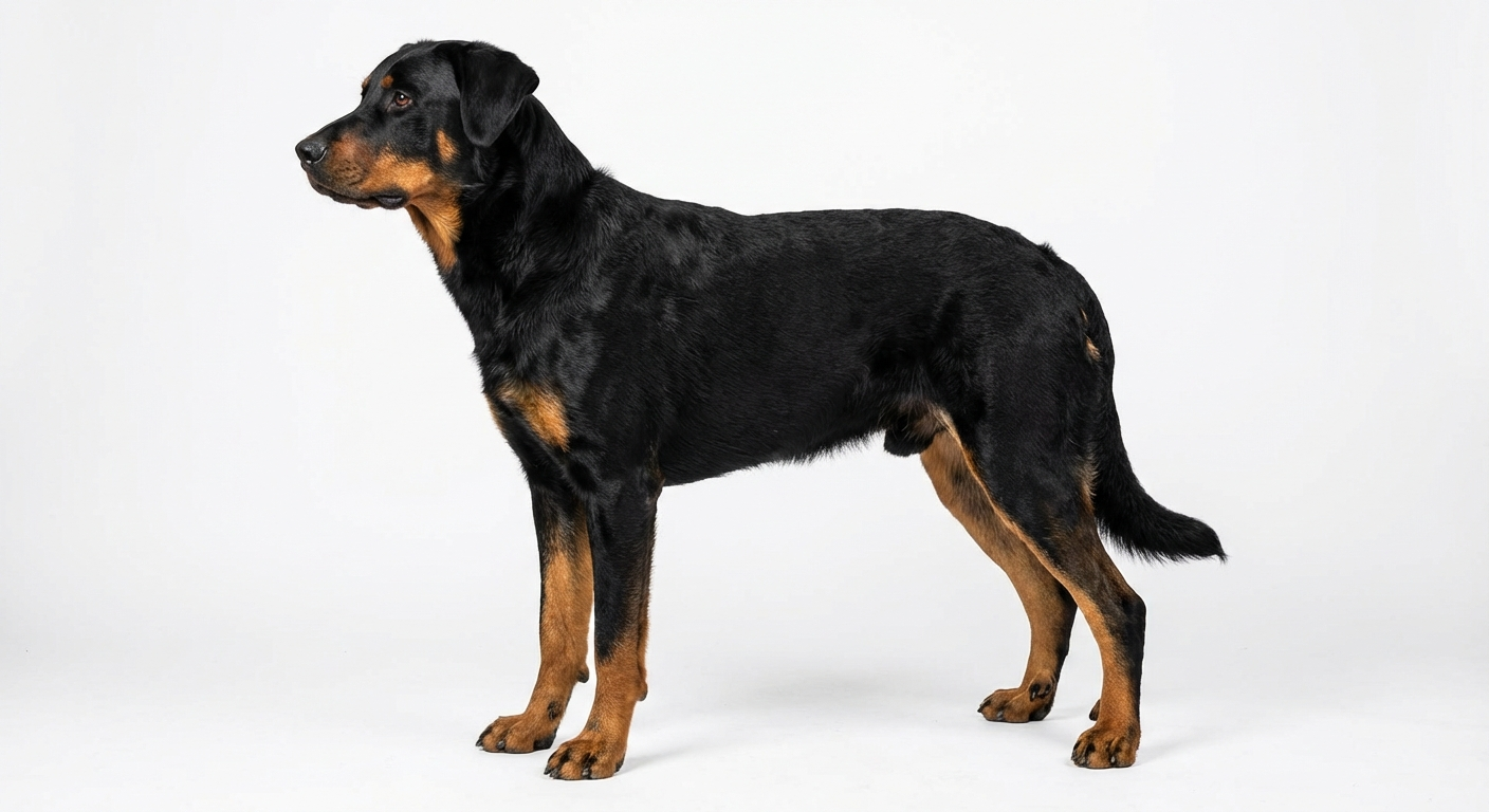 法國牧羊犬 黑棕色