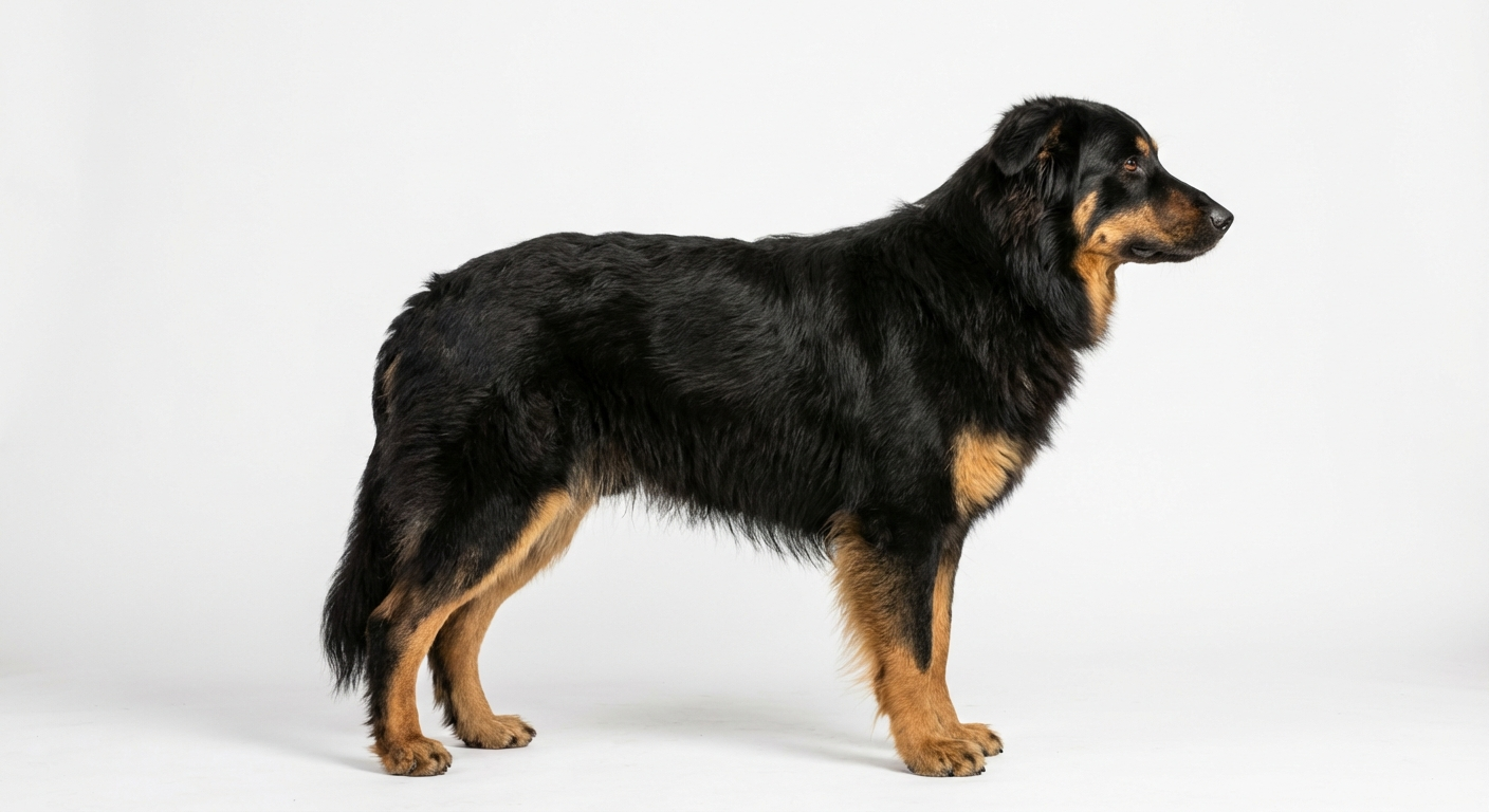 波希米亞牧羊犬 黑棕色
