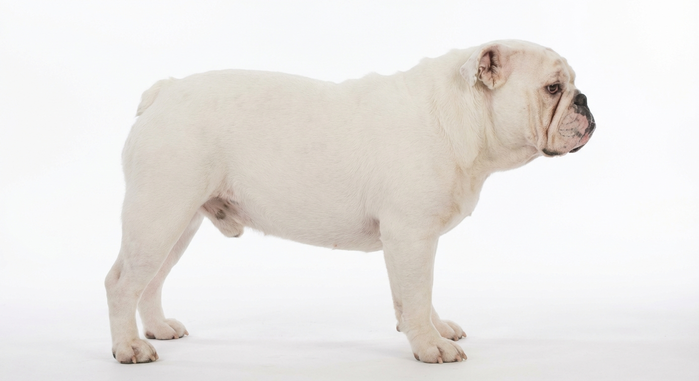 鬥牛犬 白色