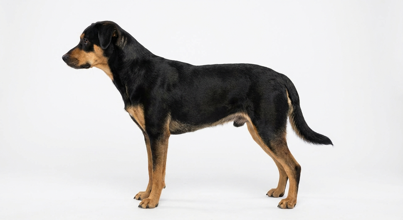 卡羅萊納犬 黑棕色