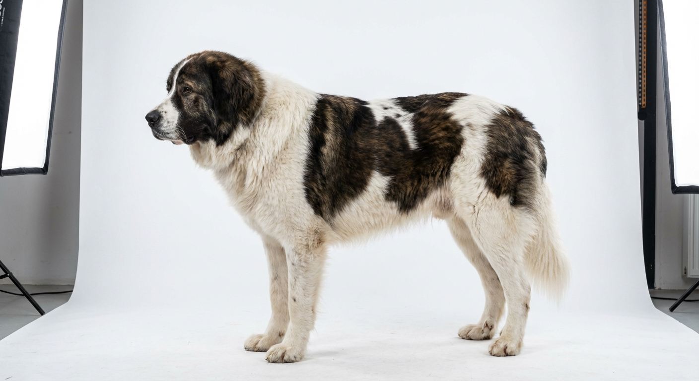 高加索牧羊犬 piebald