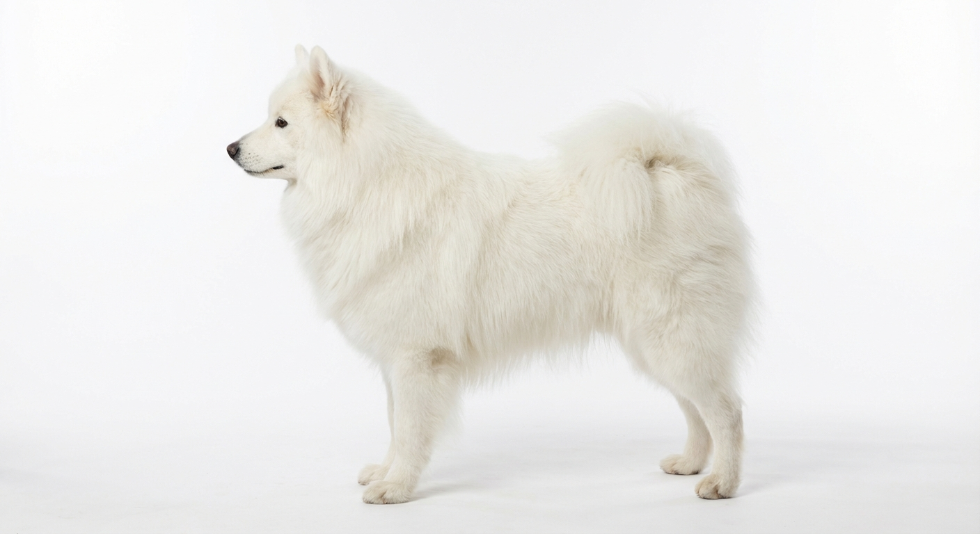 大型德國狐狸犬 白色