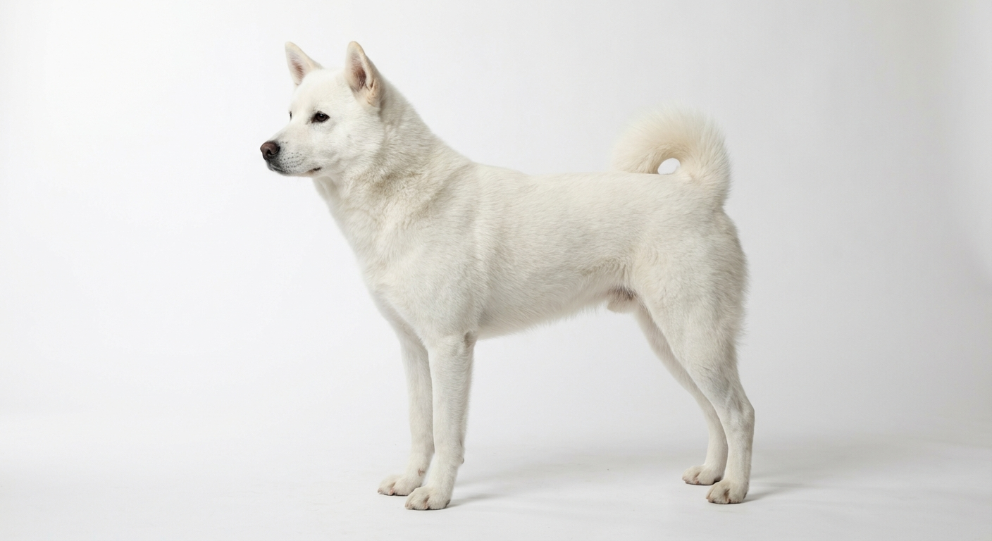 北海道犬 白色
