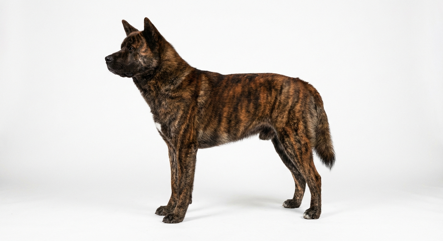 日本秋田犬 虎斑色