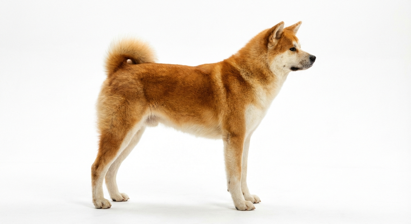 日本秋田犬 紅色