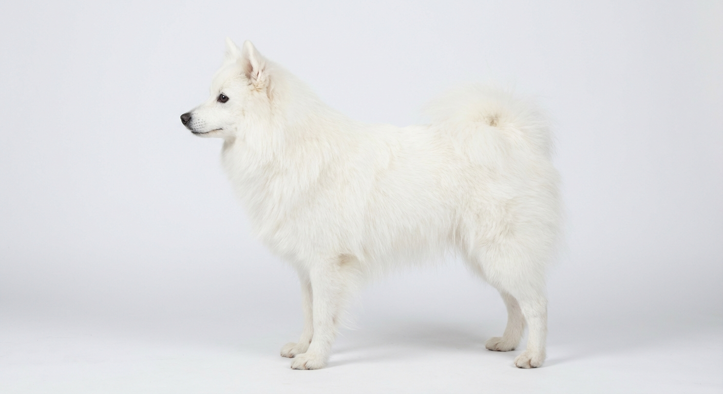 日本銀狐犬 白色