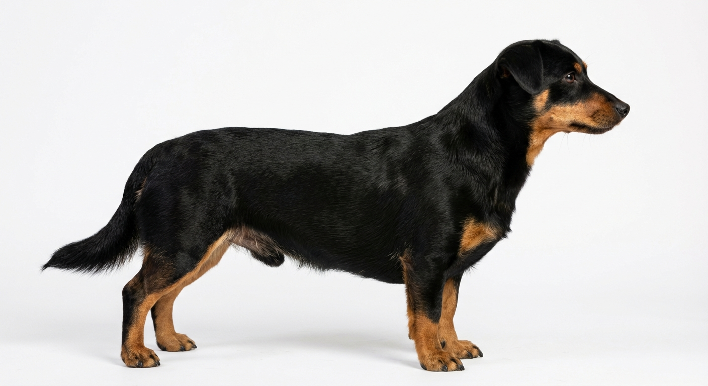 蘭開夏跟腱犬 黑棕色