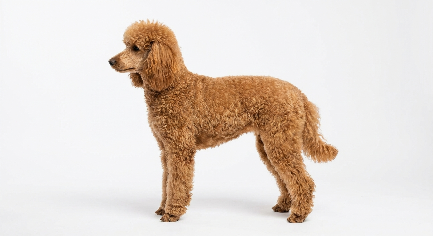 中型貴賓犬 杏色