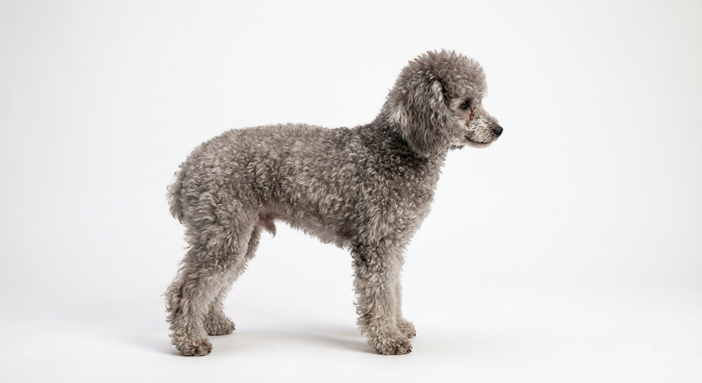 玩具貴賓犬 銀色