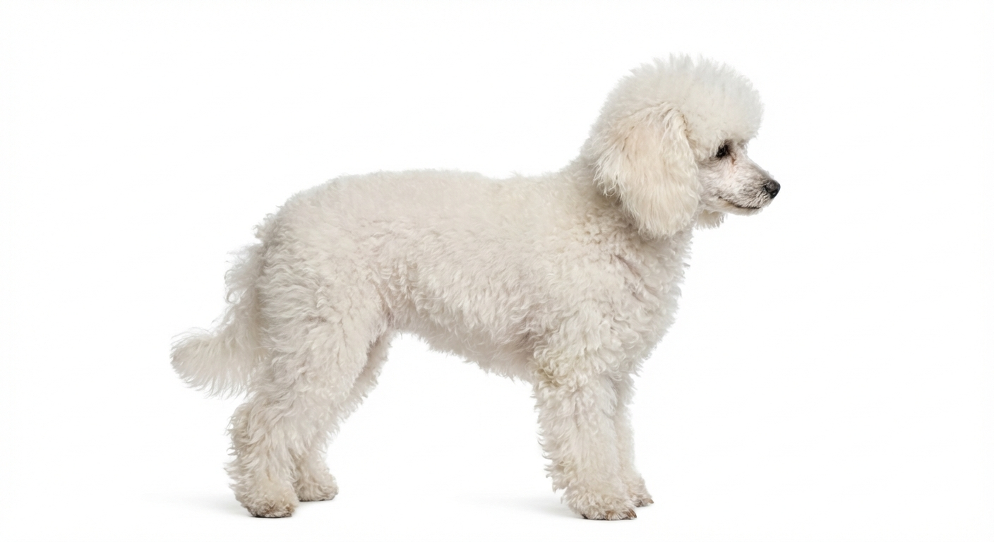 玩具貴賓犬 白色
