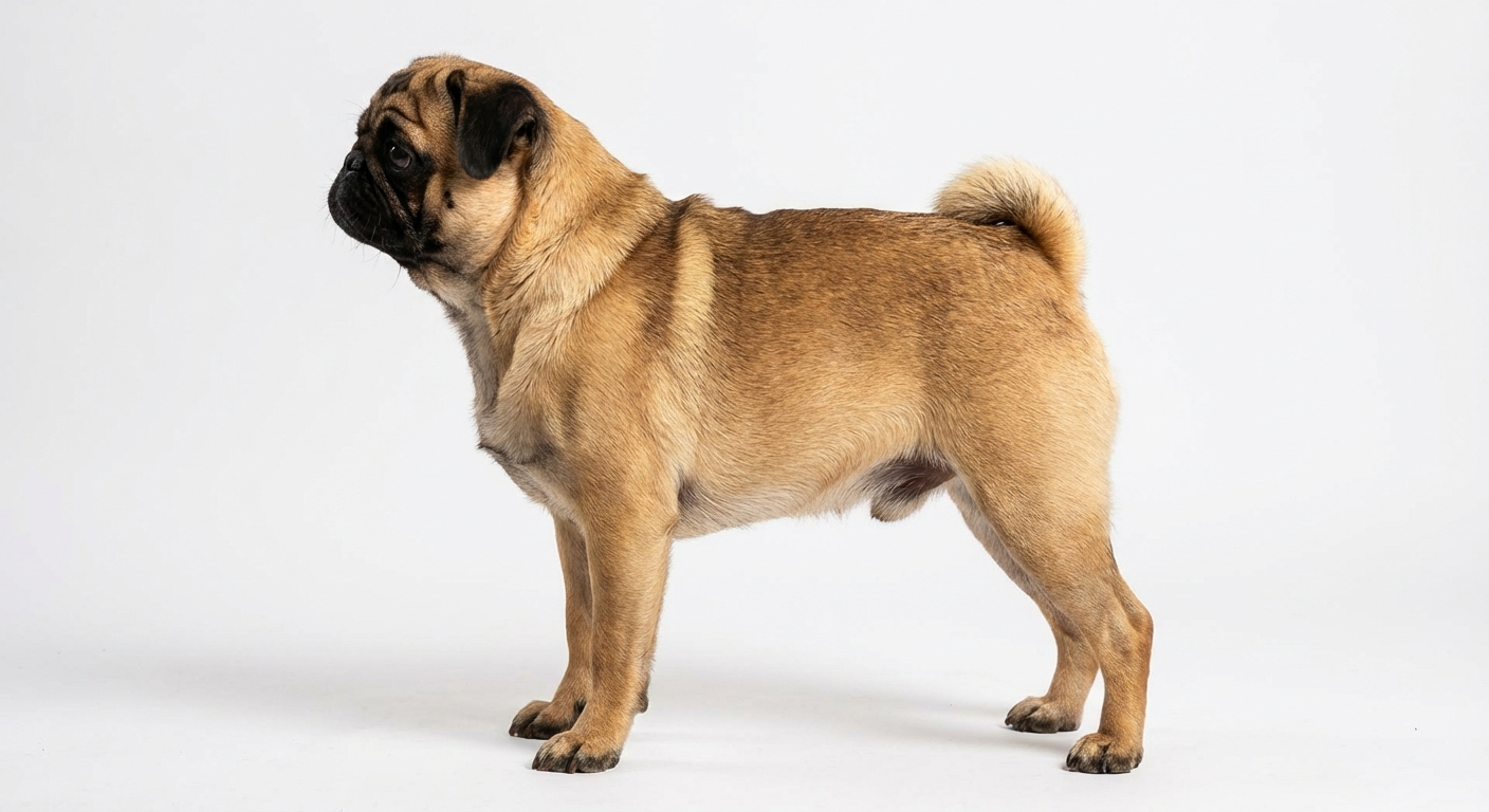 巴哥犬 杏色