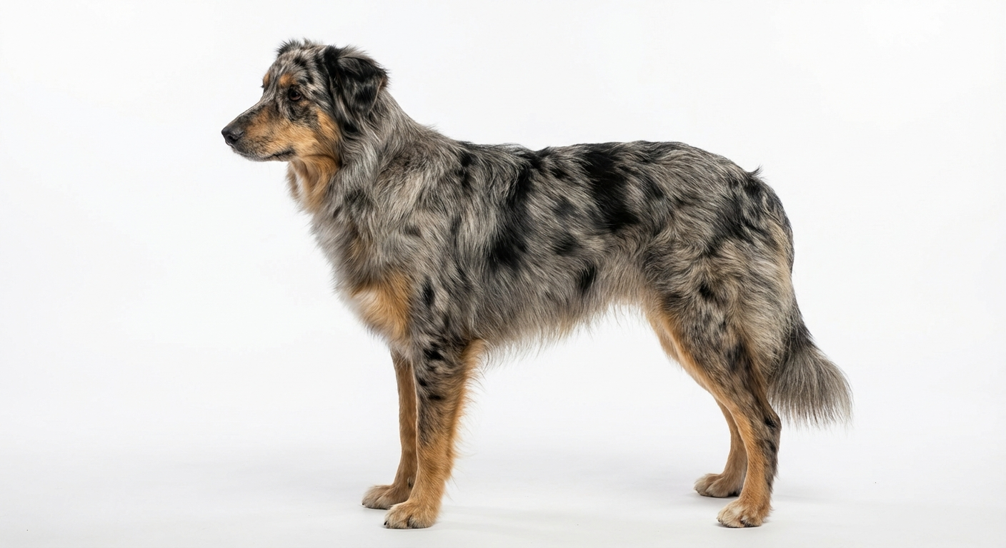 庇里牛斯牧羊犬 大理石色