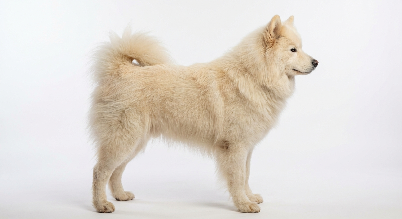 薩摩耶犬 奶油色