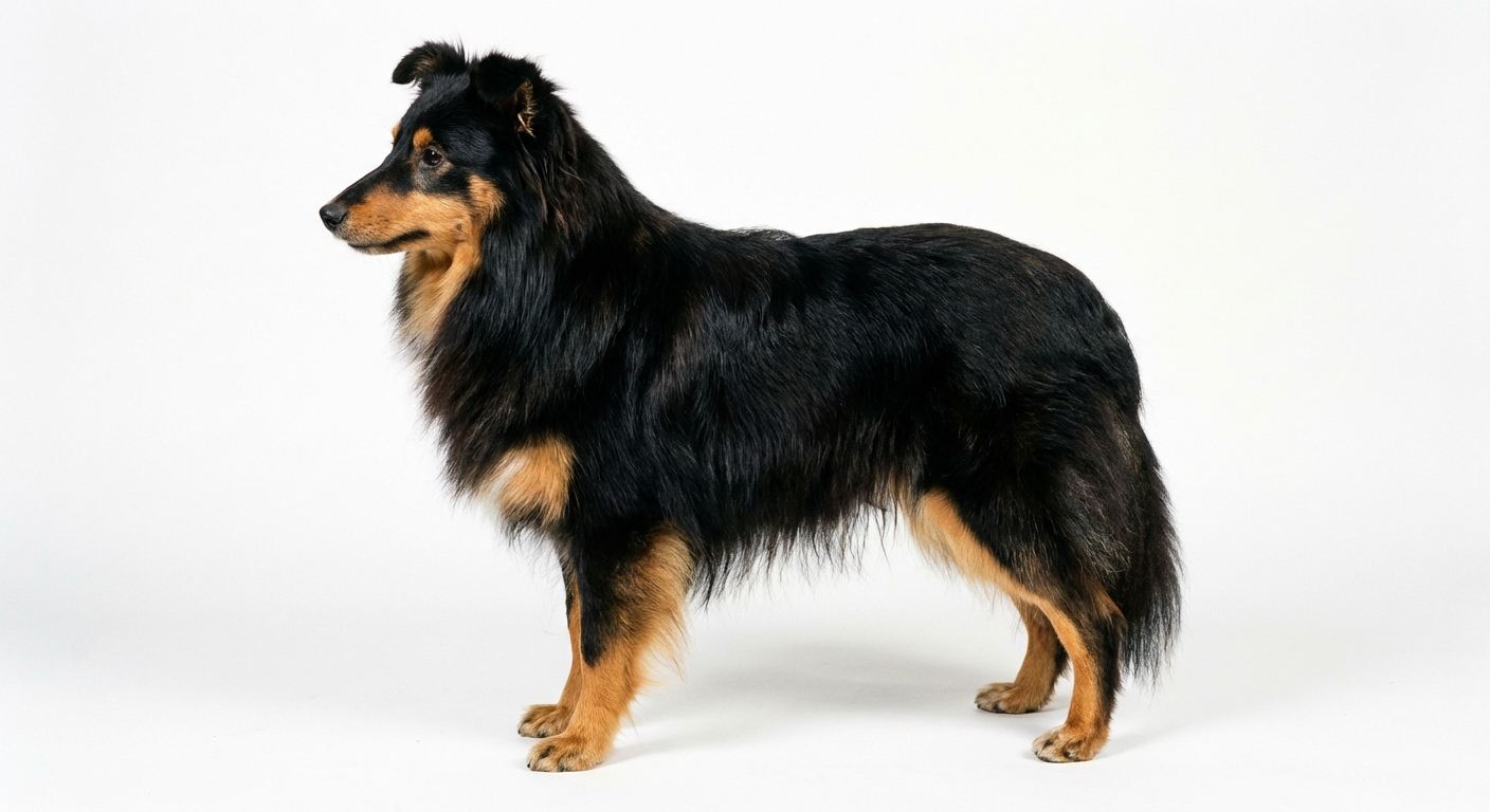 喜樂蒂牧羊犬 黑棕色