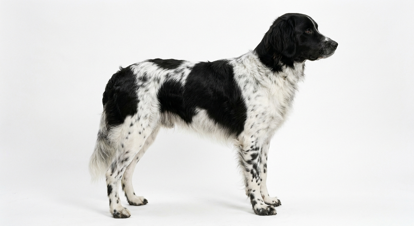 斯塔比嫩犬 黑白色